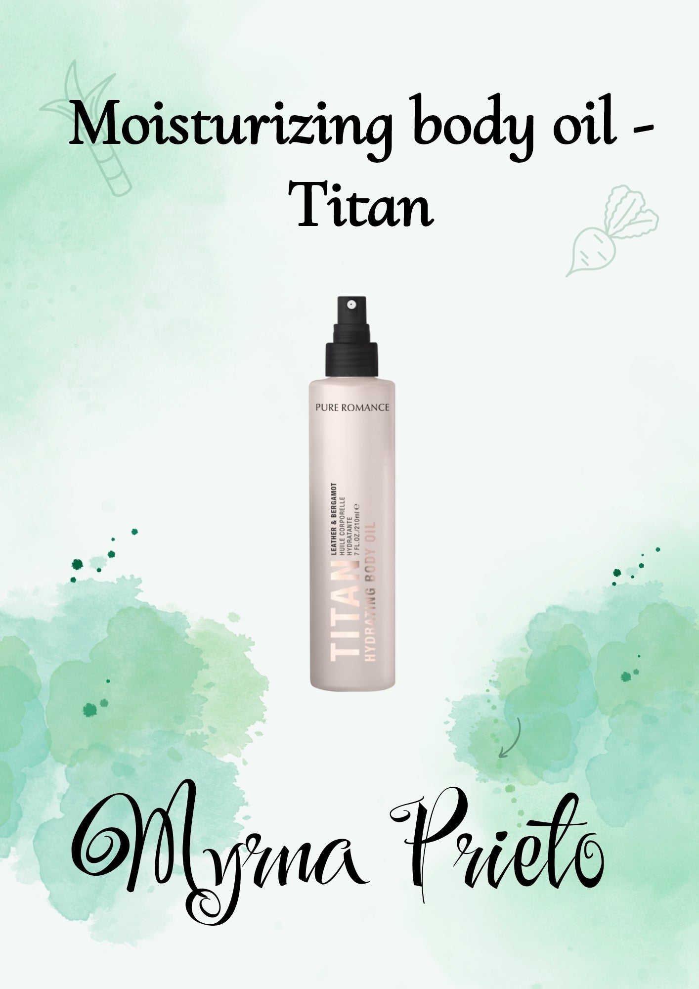 Moisturizing body oil - Titan